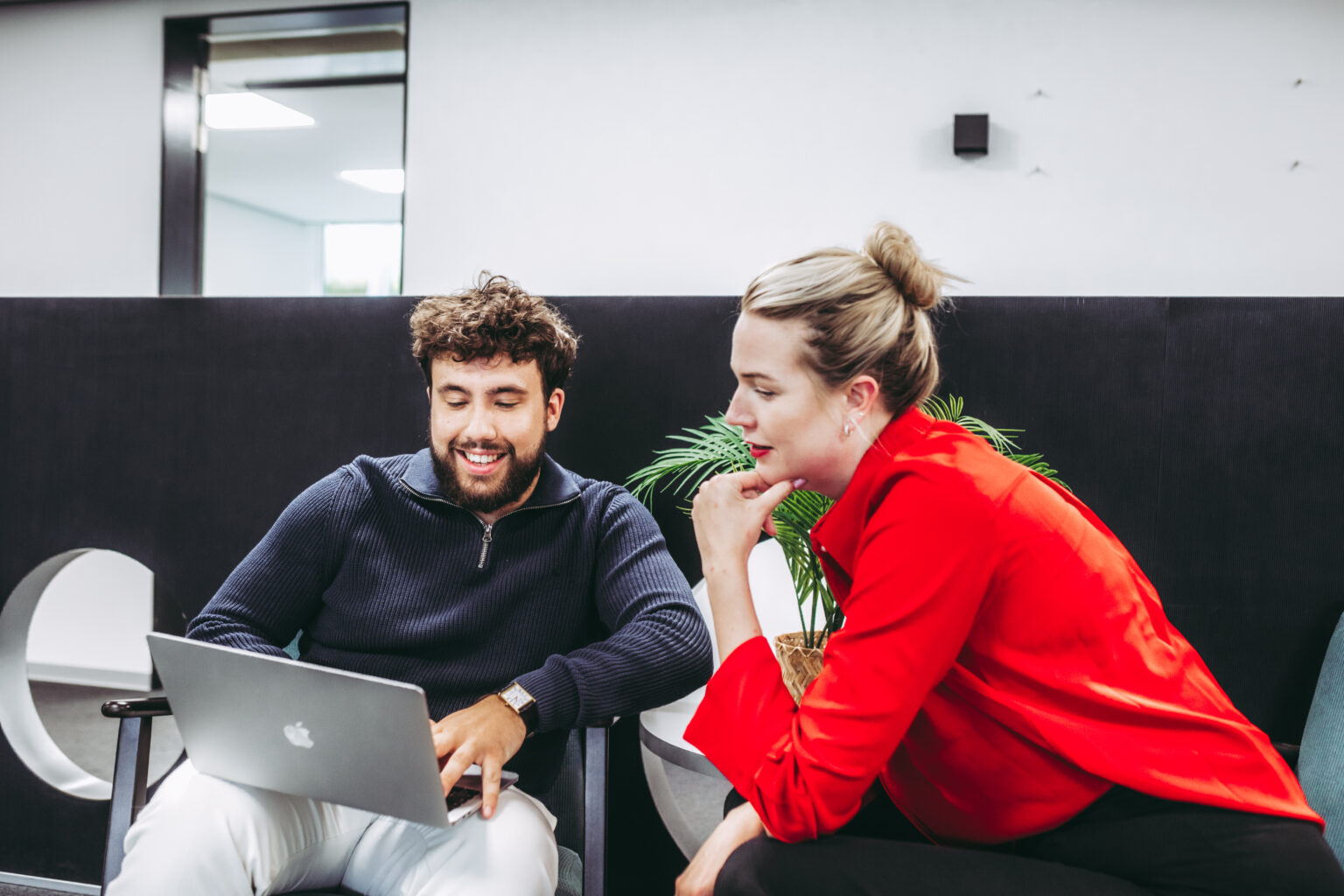 Chris and Jael working together