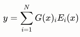 Gating network and token routing
