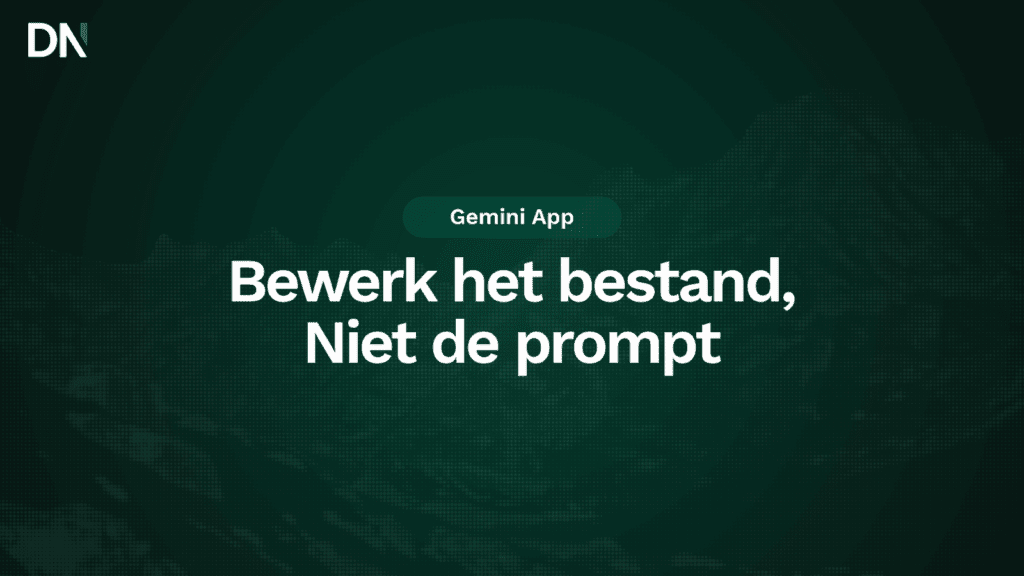 gemini bestanden bewerken in chat