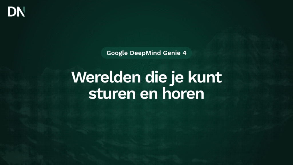 genie 4 van google deepmind geeft speelbare ai werelden geluid en pratende personages