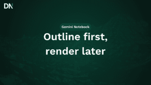 google gemini notebook adds outline review for slides, video