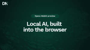 local ai, built into the browser