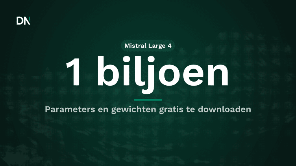 mistral large 4 mag je nu gratis zelf draaien, maar dan wel op minstens vier b200 gpu's